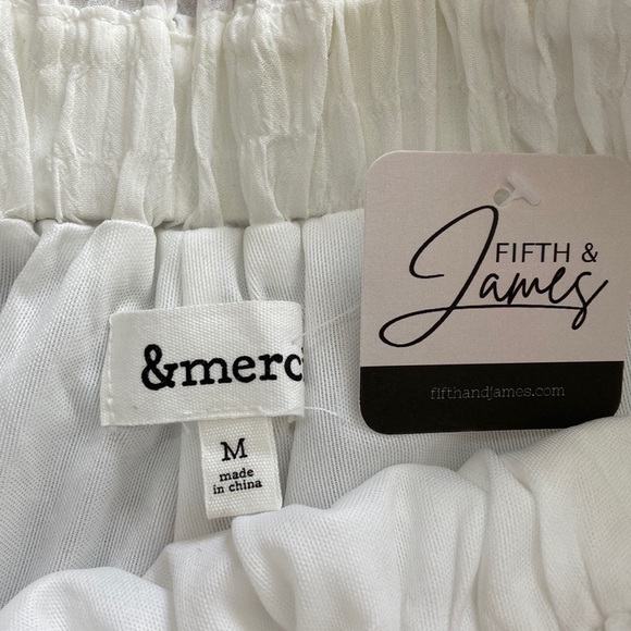 NWT White Mini Skirt- Medium - Picture 6 of 7